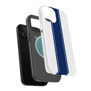 Racing Stripe 8 Tough Cases For Apple iPhone (17, 16, 15, 14, 13, 12, 11, X, SE, 8, 7/ Air, Plus, Pro, Max, Mini, XR, XS), Print in USA