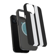 Race Stripe 18 Tough Cases For Apple iPhone (17, 16, 15, 14, 13, 12, 11, X, SE, 8, 7/ Air, Plus, Pro, Max, Mini, XR, XS), Print in USA