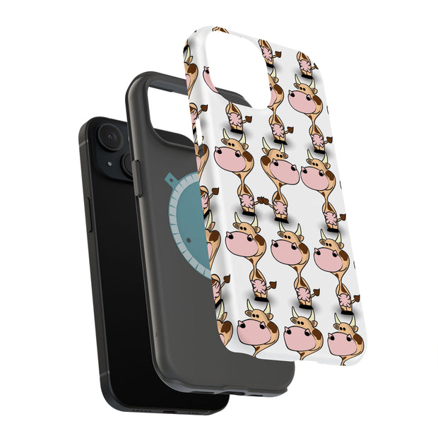 Milk Cow One Tough Cases For Apple iPhone (17, 16, 15, 14, 13, 12, 11, X, SE, 8, 7/ Air, Plus, Pro, Max, Mini, XR, XS), Print in USA