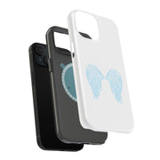 Blue Wings 1 Tough Cases For Apple iPhone (17, 16, 15, 14, 13, 12, 11, X, SE, 8, 7/ Air, Plus, Pro, Max, Mini, XR, XS), Print in USA