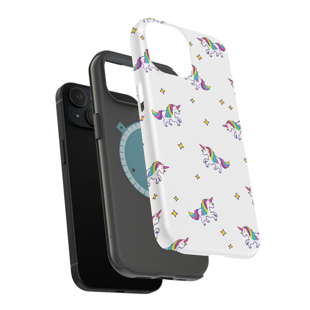 Unicorn Stars 2 Tough Cases For Apple iPhone (17, 16, 15, 14, 13, 12, 11, X, SE, 8, 7/ Air, Plus, Pro, Max, Mini, XR, XS), Print in USA