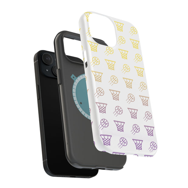 Basketball 2 Tough Cases For Apple iPhone (17, 16, 15, 14, 13, 12, 11, X, SE, 8, 7/ Air, Plus, Pro, Max, Mini, XR, XS), Print in USA
