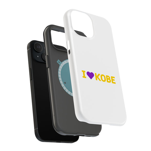Love Kobe 4 Tough Cases For Apple iPhone (17, 16, 15, 14, 13, 12, 11, X, SE, 8, 7/ Air, Plus, Pro, Max, Mini, XR, XS), Print in USA
