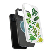 Alien Collage Tough Cases For Apple iPhone (17, 16, 15, 14, 13, 12, 11, X, SE, 8, 7/ Air, Plus, Pro, Max, Mini, XR, XS), Print in USA