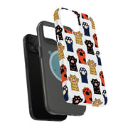 Cat Paw 2 Tough Cases For Apple iPhone (17, 16, 15, 14, 13, 12, 11, X, SE, 8, 7/ Air, Plus, Pro, Max, Mini, XR, XS), Print in USA