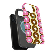 Donuts Tough Cases For Apple iPhone (17, 16, 15, 14, 13, 12, 11, X, SE, 8, 7/ Air, Plus, Pro, Max, Mini, XR, XS), Print in USA