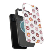 Cat Paw 3 Tough Cases For Apple iPhone (17, 16, 15, 14, 13, 12, 11, X, SE, 8, 7/ Air, Plus, Pro, Max, Mini, XR, XS), Print in USA