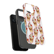 Ice Cream Tough Cases For Apple iPhone (17, 16, 15, 14, 13, 12, 11, X, SE, 8, 7/ Air, Plus, Pro, Max, Mini, XR, XS), Print in USA