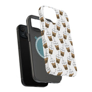 Bubble Tea Cup Tough Cases For Apple iPhone (17, 16, 15, 14, 13, 12, 11, X, SE, 8, 7/ Air, Plus, Pro, Max, Mini, XR, XS), Print in USA