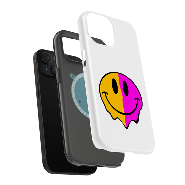 Smiley Face 1 Tough Cases For Apple iPhone (17, 16, 15, 14, 13, 12, 11, X, SE, 8, 7/ Air, Plus, Pro, Max, Mini, XR, XS), Print in USA