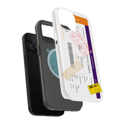 Boarding Pass  Tough Cases For Apple iPhone (17, 16, 15, 14, 13, 12, 11, X, SE, 8, 7/ Air, Plus, Pro, Max, Mini, XR, XS), Print in USA
