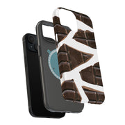 Chocolate Bar Tough Cases For Apple iPhone (17, 16, 15, 14, 13, 12, 11, X, SE, 8, 7/ Air, Plus, Pro, Max, Mini, XR, XS), Print in USA