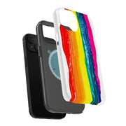Color Oil Paint Tough Cases For Apple iPhone (17, 16, 15, 14, 13, 12, 11, X, SE, 8, 7/ Air, Plus, Pro, Max, Mini, XR, XS), Print in USA