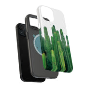 Cactus Bush Tough Cases For Apple iPhone (17, 16, 15, 14, 13, 12, 11, X, SE, 8, 7/ Air, Plus, Pro, Max, Mini, XR, XS), Print in USA