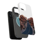 Desert Highway Tough Cases For Apple iPhone (17, 16, 15, 14, 13, 12, 11, X, SE, 8, 7/ Air, Plus, Pro, Max, Mini, XR, XS), Print in USA