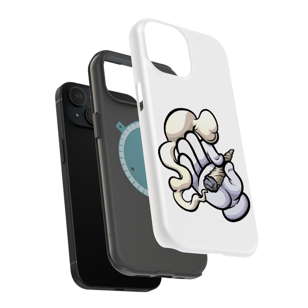 Smoke Hand Tough Cases For Apple iPhone (17, 16, 15, 14, 13, 12, 11, X, SE, 8, 7/ Air, Plus, Pro, Max, Mini, XR, XS), Print in USA