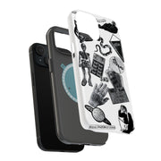 Grunge Collage4 Tough Cases For Apple iPhone (17, 16, 15, 14, 13, 12, 11, X, SE, 8, 7/ Air, Plus, Pro, Max, Mini, XR, XS), Print in USA