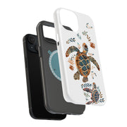 Sea Turtle Art Tough Cases For Apple iPhone (17, 16, 15, 14, 13, 12, 11, X, SE, 8, 7/ Air, Plus, Pro, Max, Mini, XR, XS), Print in USA