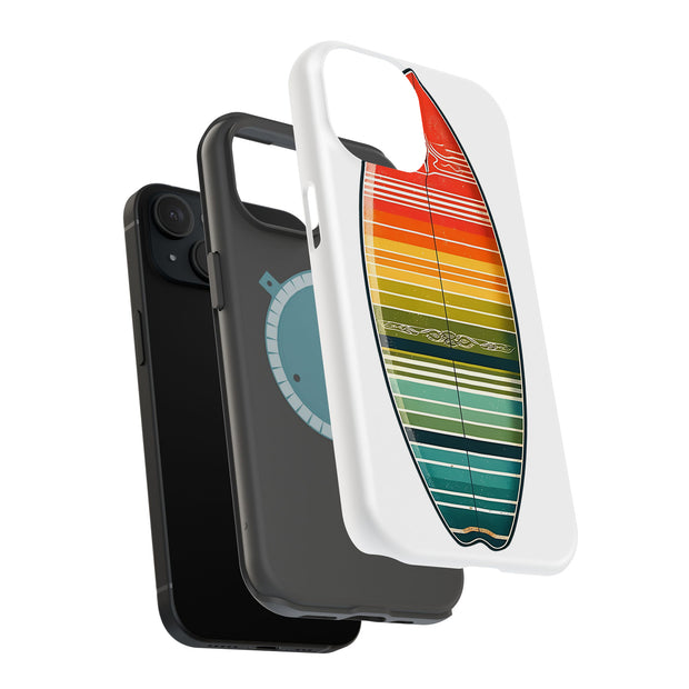 Surf Summer Tough Cases For Apple iPhone (17, 16, 15, 14, 13, 12, 11, X, SE, 8, 7/ Air, Plus, Pro, Max, Mini, XR, XS), Print in USA