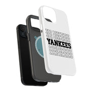 Yankees Tough Cases For Apple iPhone (17, 16, 15, 14, 13, 12, 11, X, SE, 8, 7/ Air, Plus, Pro, Max, Mini, XR, XS), Print in USA