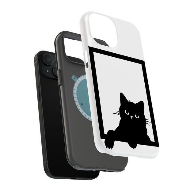 Cat Décor 2 Tough Cases For Apple iPhone (17, 16, 15, 14, 13, 12, 11, X, SE, 8, 7/ Air, Plus, Pro, Max, Mini, XR, XS), Print in USA