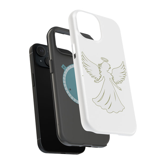 Heavenly Angel Tough Cases For Apple iPhone (17, 16, 15, 14, 13, 12, 11, X, SE, 8, 7/ Air, Plus, Pro, Max, Mini, XR, XS), Print in USA
