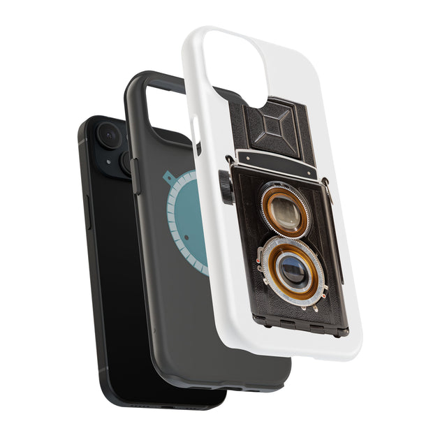 Old Camera 3 Tough Cases For Apple iPhone (17, 16, 15, 14, 13, 12, 11, X, SE, 8, 7/ Air, Plus, Pro, Max, Mini, XR, XS), Print in USA