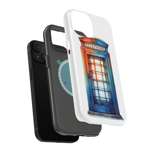 Phone Booth 2 Tough Cases For Apple iPhone (17, 16, 15, 14, 13, 12, 11, X, SE, 8, 7/ Air, Plus, Pro, Max, Mini, XR, XS), Print in USA