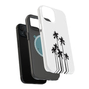 Palm Trees Tough Cases For Apple iPhone (17, 16, 15, 14, 13, 12, 11, X, SE, 8, 7/ Air, Plus, Pro, Max, Mini, XR, XS), Print in USA