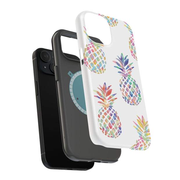 Pineapple Tough Cases For Apple iPhone (17, 16, 15, 14, 13, 12, 11, X, SE, 8, 7/ Air, Plus, Pro, Max, Mini, XR, XS), Print in USA