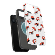 Sushi Sashimi Tough Cases For Apple iPhone (17, 16, 15, 14, 13, 12, 11, X, SE, 8, 7/ Air, Plus, Pro, Max, Mini, XR, XS), Print in USA