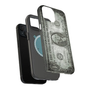Grunge Bill Tough Cases For Apple iPhone (17, 16, 15, 14, 13, 12, 11, X, SE, 8, 7/ Air, Plus, Pro, Max, Mini, XR, XS), Print in USA