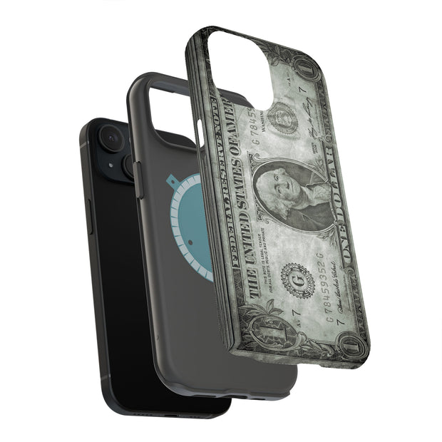Grunge Bill Tough Cases For Apple iPhone (17, 16, 15, 14, 13, 12, 11, X, SE, 8, 7/ Air, Plus, Pro, Max, Mini, XR, XS), Print in USA