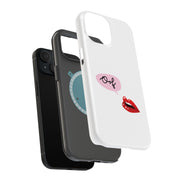 Whisper Lips Tough Cases For Apple iPhone (17, 16, 15, 14, 13, 12, 11, X, SE, 8, 7/ Air, Plus, Pro, Max, Mini, XR, XS), Print in USA