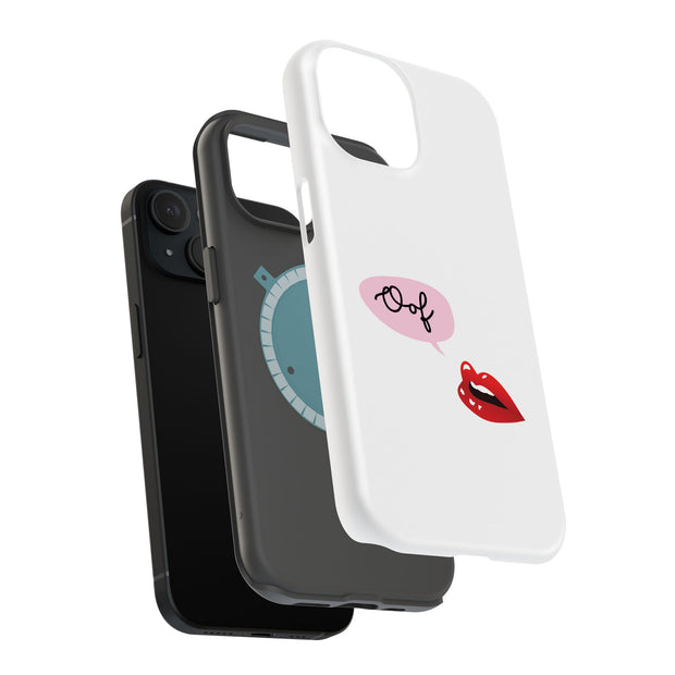 Whisper Lips Tough Cases For Apple iPhone (17, 16, 15, 14, 13, 12, 11, X, SE, 8, 7/ Air, Plus, Pro, Max, Mini, XR, XS), Print in USA