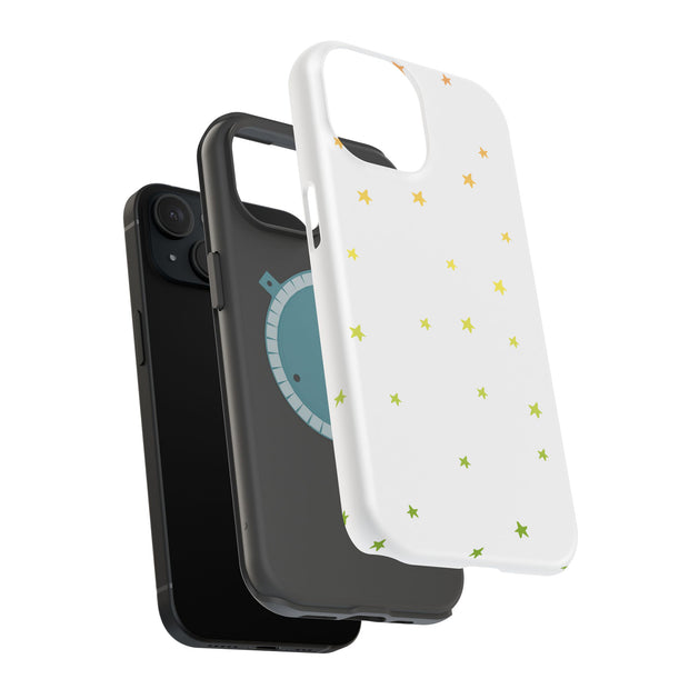 Star RainBow Tough Cases For Apple iPhone (17, 16, 15, 14, 13, 12, 11, X, SE, 8, 7/ Air, Plus, Pro, Max, Mini, XR, XS), Print in USA