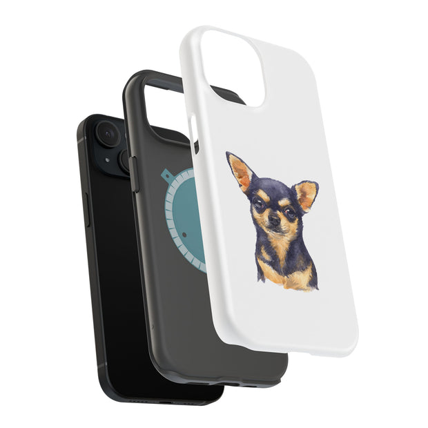 Dog Painting 2 Tough Cases For Apple iPhone (17, 16, 15, 14, 13, 12, 11, X, SE, 8, 7/ Air, Plus, Pro, Max, Mini, XR, XS), Print in USA
