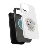 Dog Painting 6 Tough Cases For Apple iPhone (17, 16, 15, 14, 13, 12, 11, X, SE, 8, 7/ Air, Plus, Pro, Max, Mini, XR, XS), Print in USA