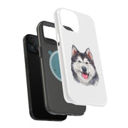 Dog Painting 8 Tough Cases For Apple iPhone (17, 16, 15, 14, 13, 12, 11, X, SE, 8, 7/ Air, Plus, Pro, Max, Mini, XR, XS), Print in USA