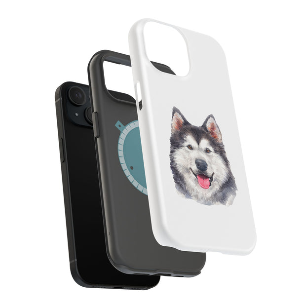 Dog Painting 8 Tough Cases For Apple iPhone (17, 16, 15, 14, 13, 12, 11, X, SE, 8, 7/ Air, Plus, Pro, Max, Mini, XR, XS), Print in USA