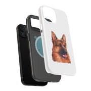 Dog Painting a Tough Cases For Apple iPhone (17, 16, 15, 14, 13, 12, 11, X, SE, 8, 7/ Air, Plus, Pro, Max, Mini, XR, XS), Print in USA