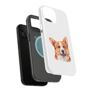 Dog Painting e Tough Cases For Apple iPhone (17, 16, 15, 14, 13, 12, 11, X, SE, 8, 7/ Air, Plus, Pro, Max, Mini, XR, XS), Print in USA