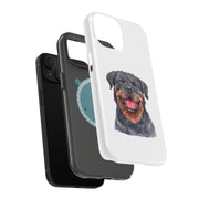 Dog Painting i Tough Cases For Apple iPhone (17, 16, 15, 14, 13, 12, 11, X, SE, 8, 7/ Air, Plus, Pro, Max, Mini, XR, XS), Print in USA
