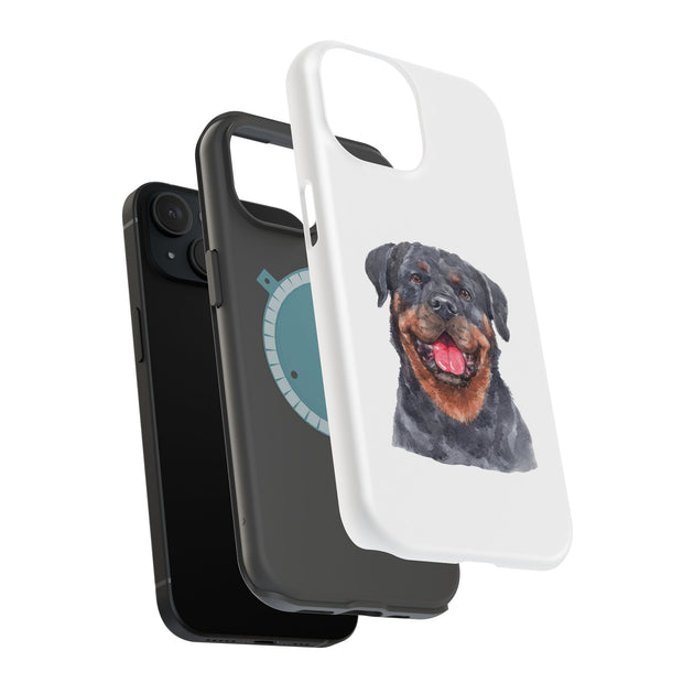 Dog Painting i Tough Cases For Apple iPhone (17, 16, 15, 14, 13, 12, 11, X, SE, 8, 7/ Air, Plus, Pro, Max, Mini, XR, XS), Print in USA