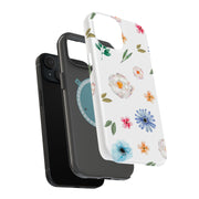 Flower 17 Tough Cases For Apple iPhone (17, 16, 15, 14, 13, 12, 11, X, SE, 8, 7/ Air, Plus, Pro, Max, Mini, XR, XS), Print in USA