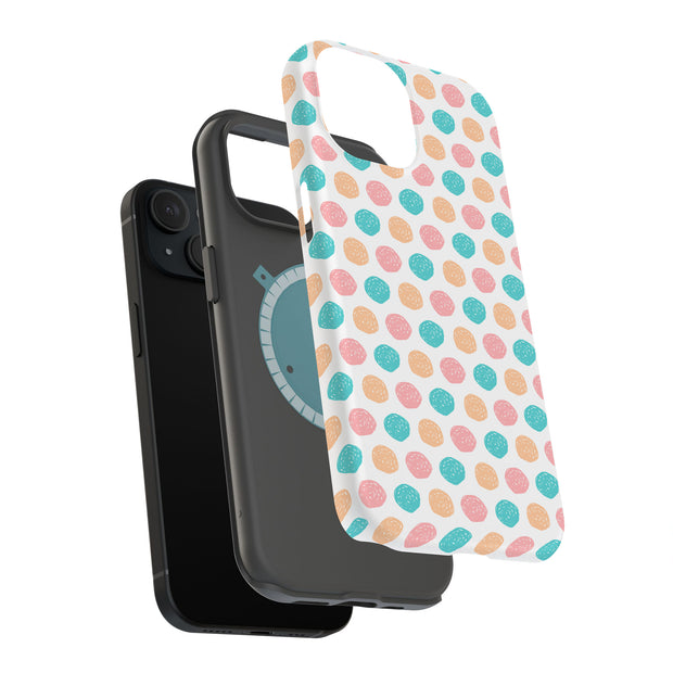 Polka Dot 12 Tough Cases For Apple iPhone (17, 16, 15, 14, 13, 12, 11, X, SE, 8, 7/ Air, Plus, Pro, Max, Mini, XR, XS), Print in USA
