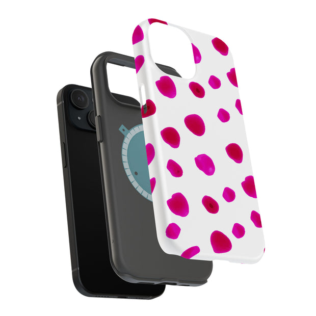 Polka Dot 20 Tough Cases For Apple iPhone (17, 16, 15, 14, 13, 12, 11, X, SE, 8, 7/ Air, Plus, Pro, Max, Mini, XR, XS), Print in USA