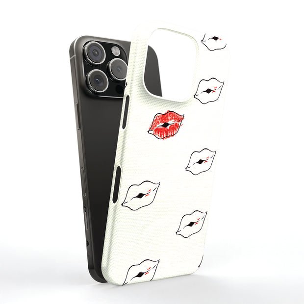 Love & Kisses Tough Cases For Apple iPhone (17, 16, 15, 14, 13, 12, 11, X, SE, 8, 7/ Air, Plus, Pro, Max, Mini, XR, XS), Print in USA