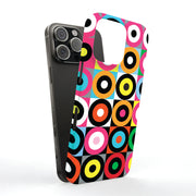 Color Bullseyes Tough Cases For Apple iPhone (17, 16, 15, 14, 13, 12, 11, X, SE, 8, 7/ Air, Plus, Pro, Max, Mini, XR, XS), Print in USA