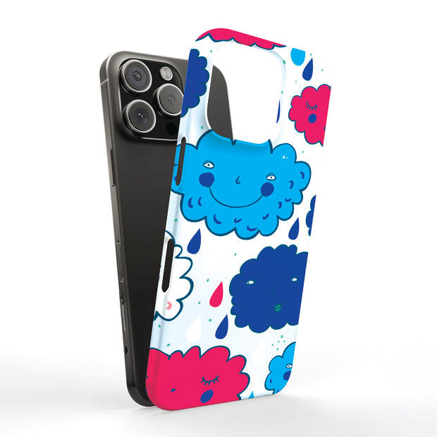 Rain Clouds 1 Tough Cases For Apple iPhone (17, 16, 15, 14, 13, 12, 11, X, SE, 8, 7/ Air, Plus, Pro, Max, Mini, XR, XS), Print in USA